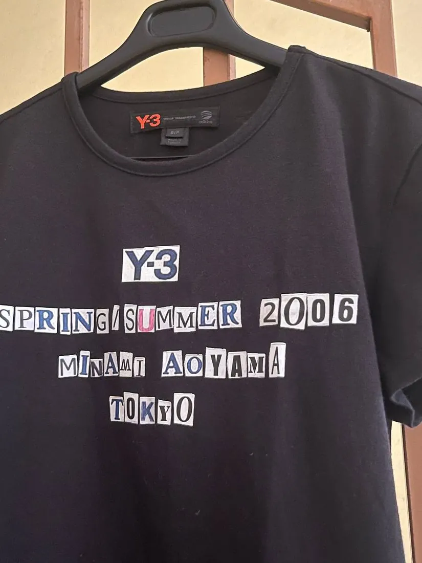 Футболка Y-3, принт Money Money Money на спине